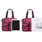 Women Canvas Large Capacity Sport Travel Casual Handbag Crossbody Shoulder Bag